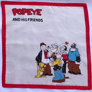 Popeye ผ้าเช็ดหน้าป๊อปอาย