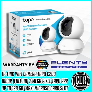 [จัดส่งฟรี] TP-Link Tapo C200 ที่สุดแห่ง Home Security WiFi Camera 360° 1080p Full HD Imaging IP Camera (ประกัน Synnex )