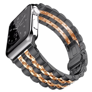 ภาพหน้าปกสินค้าสายนาฬิกาข้อมือสแตนเลสสําหรับ for Smart Watch Series 7 6 Se 5 4 Band 45มม. 41มม. 42มม. Iwatch Series 1/2/3 40มม. 44มม. 38มม. ที่เกี่ยวข้อง