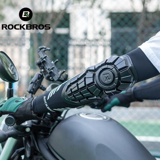 Rockbros ปลอกแขน ผ้าเรยอน ป้องกันแดด ป้องกันการชน เหมาะกับฤดูร้อน สําหรับผู้ชาย ผู้หญิง ขี่จักรยานยนต์
