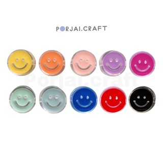 เช็ครีวิวสินค้าลูกปัดหน้ายิ้มใส Smiley Beads 18mm