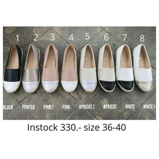 Size 36-41 | Two-tone kung fu รองเท้าคัชชู ทรงกังฟู