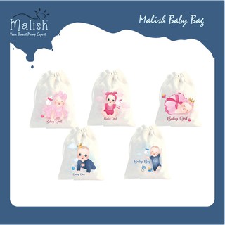 สินค้า Malish Tote Bag ถุงผ้าเก็บตัวเครื่องปั๊มนมและสายยาง