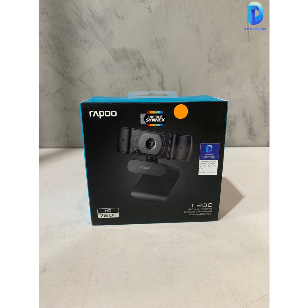 กล้องเว็บแคม-rapoo-hd-720p-c200-web-camera-สินค้าใหม่-รับประกัน-1-ปี