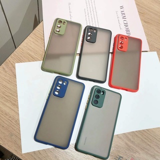 เคสขอบสีหลังด้าน ใช้สำหรับ Samsung A52 A52S A71 A11 M11 A72 M51 M31 A7 2018 J7prime J7 J7core J7proเคสกันกระแทก พร้อมส่ง