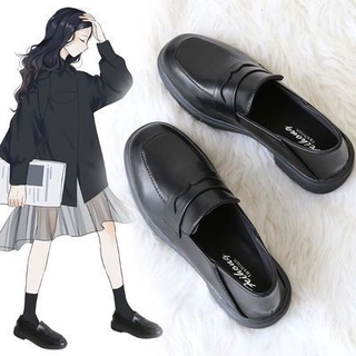 🔥 รองเท้าหนังขนาดเล็กผู้หญิง 2020 ฤดูใบไม้ผลิใหม่ด้านล่างแบน jk retro lolita รองเท้าเกาหลีรุ่นป่าญี่ปุ่นสไตล์อังกฤษรองเ