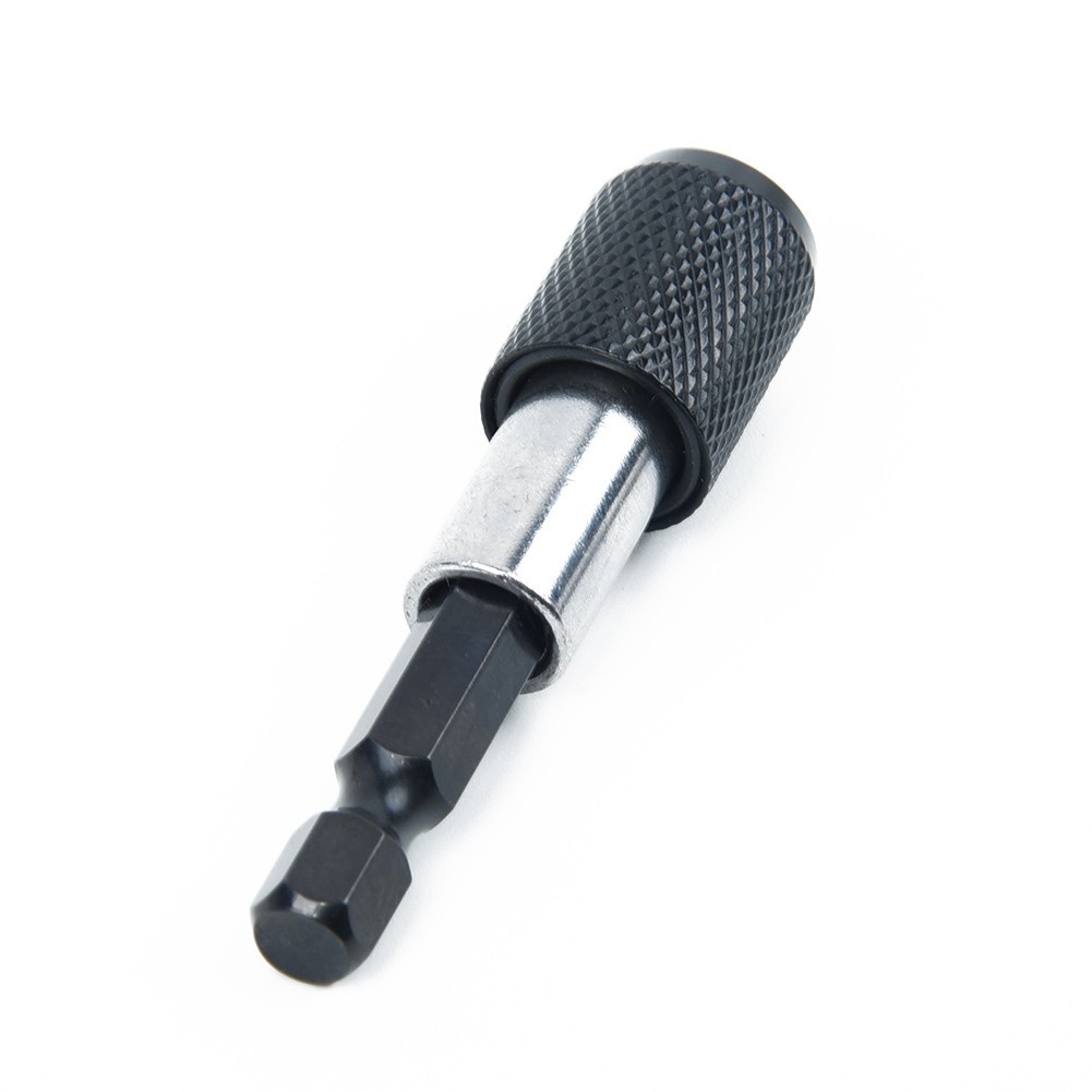 สว่านไฟฟ้า-hex-shank-knurled-ก้านขยายแปลง-chuck-1-4-นิ้ว-x-60-มม