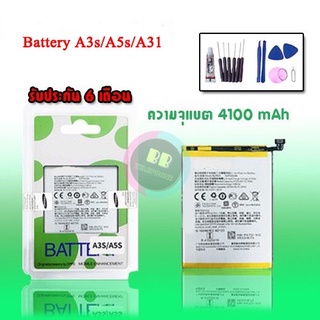 แบตโทรศัพท์มือถือA3S /A5S /A7/A12/A31 Realme3 Batterry A3s/A5s แบต A3S/A5S/A7/A12⭐ประกัน 6 เดือน ✔แถมชุดไขควง