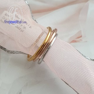 Finejewelthai-แหวนเงินแท้-ชุบทอง-ชุบทองคำขาว-ชุบพิ้งค์โกลด์-แหวนเกลี้ยง-R135900 (ราคาต่อ 1 วง)