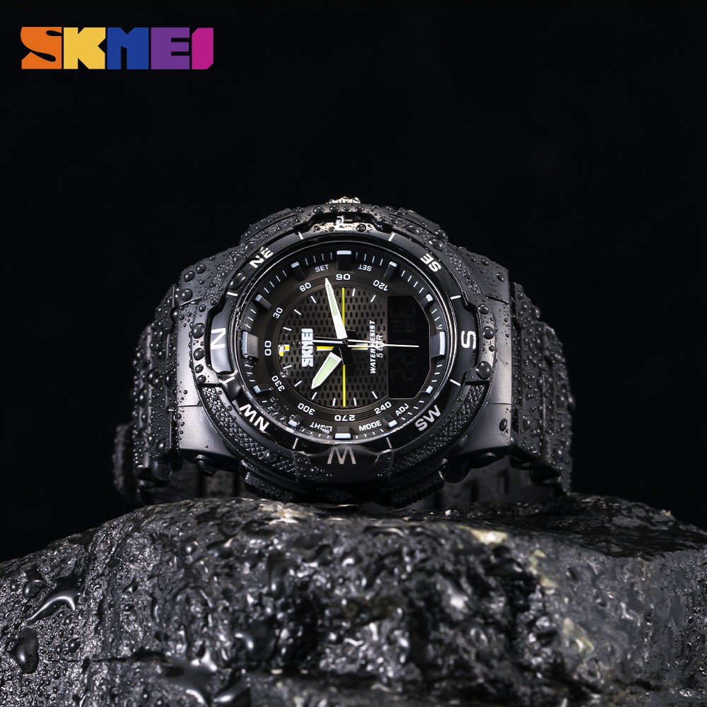 ภาพสินค้าSKMEI นาฬิกาข้อมือดิจิทัล มีไฟ LED สำหรับผู้ชาย จากร้าน skimei.th บน Shopee ภาพที่ 2