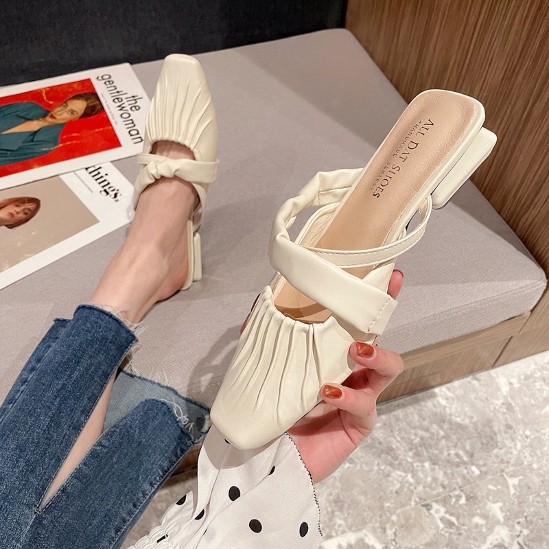 พร้อมส่ง !! รุ่น P9909 รองเท้าแฟชั่นสไตล์เกาหลี | Shopee Thailand
