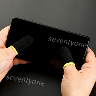 ภาพขนาดย่อของสินค้าปลอกสวมนิ้ว กันลื่น ใช้เล่นเกม สำหรับ หน้าจอโทรศัพท์มือถือ Iphone 1 คู่