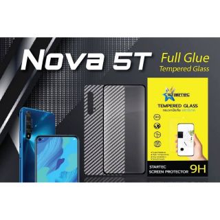 ฟิล์มกระจกนิรภัยเต็มจอ  Nova 5T Huawei ยี่ห้อStartec คุณภาพดี ใสเสมือนจริง ทัชลื่น ทนทาน แข็งแกร่ง ปกป้องหน้าจอได้ดี