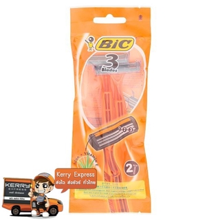 BIC บิค ใบมีดโกน 3ใบ แพ็คละ4ด้าม