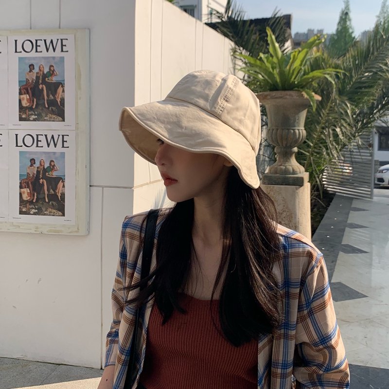 ภาพหน้าปกสินค้าหมวกบักเก็ต กันแดด สีพื้น แบบบาง สไตล์เกาหลี ญี่ปุ่น น่ารัก พับได้ แฟชั่นสําหรับผู้หญิง จากร้าน basestudio.th บน Shopee