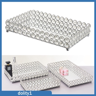 ( Dolity1 ) ถาดคริสตัลขนาด 25X15 X 5 ซม .