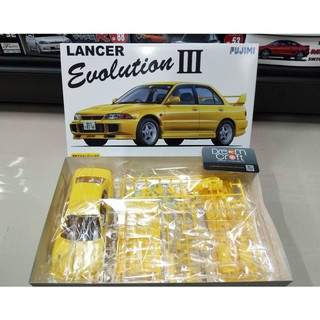 FUJIMI 1/24 ID34 Mitsubishi Lancer Evolution Ⅲ GSR (โมเดลรถยนต์ Model DreamCraft)