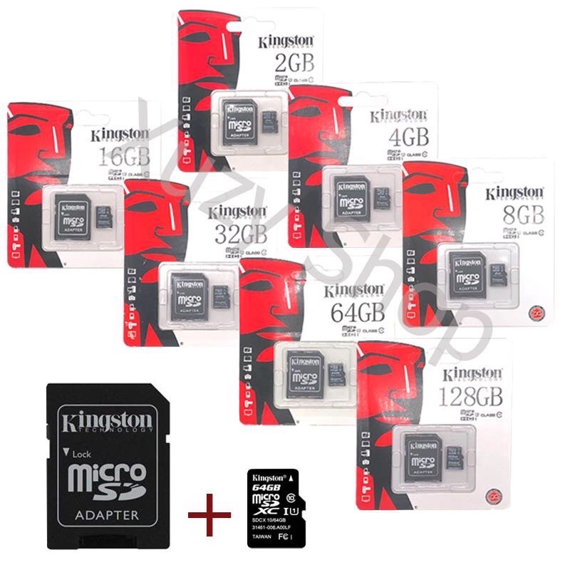 ภาพสินค้าเมมโมรี่การ์ดหน่วยความจำKingston Memory Card Micro SD 2/4/8/16/32/64/128/256GB คิงส์ตัน เมมโมรี่การ์ด SD Card จากร้าน rukkun_shop บน Shopee ภาพที่ 2