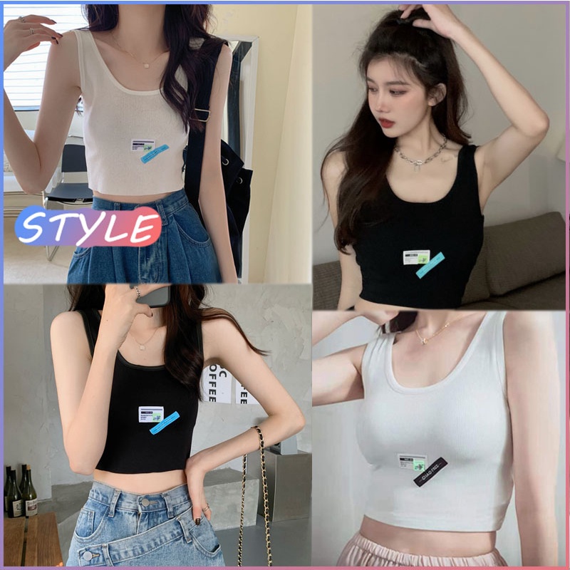 style-พร้อมส่ง-70080-เสื้อกล้ามผู้หญิง-แฟชั่นเสื้อกั๊ก-ผ้านุ่มนิ่มฝุดๆ-แฟชั่นสไตร์เกาหลี-เสื้อผ้าวัยรุ่นแฟชั่น