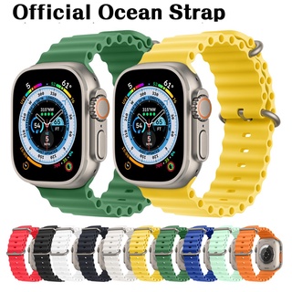 ภาพหน้าปกสินค้าสายนาฬิกาข้อมือซิลิโคน สําหรับ Apple Watch Strap Ultra 49 มม. Series 8 7 SE 6 5 4 3 2 1 ขนาด 45 มม. 44 มม. 38 มม. 42 มม. 40 มม. 41 มม. 45 มม. ซึ่งคุณอาจชอบราคาและรีวิวของสินค้านี้