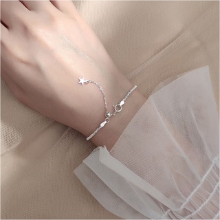 s925 Simpler bracelet สร้อยข้อมือเงินแท้ เรียบง่าย ใส่สบาย เป็นมิตรกับผิว