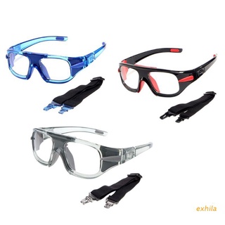 Exhila แว่นตาป้องกันดวงตาแว่นสายตาแว่นตากีฬาบาสเกตบอลแว่นสายตาสั้น