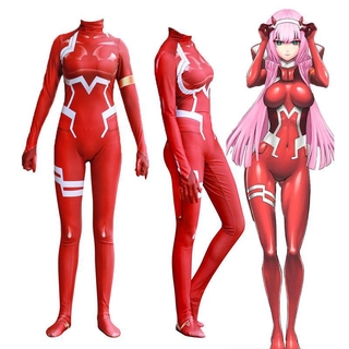 สินค้า ชุดคอสเพลย์ Animeชุดบอดี้สูทคอสเพลย์ Anime Darling In The Franxx Zero Two 02