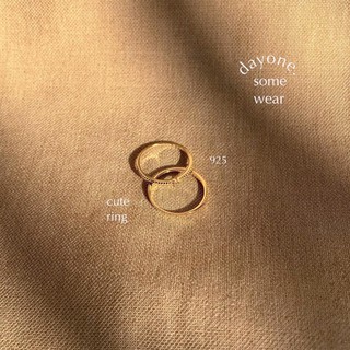 dayone.somewear🔍 __cute ring แหวนจิ๋ว มีเพชรเล็กๆ น่ารัก มินิมอลสไตล์
