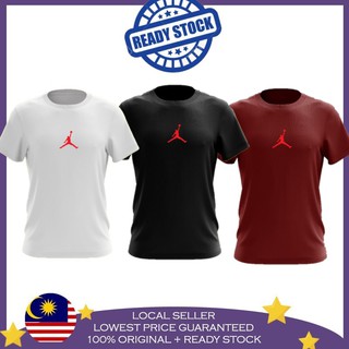 เสื้อยืด ผ้าฝ้าย 100% พิมพ์ลาย AIR JORDAN BAJU UNISEX