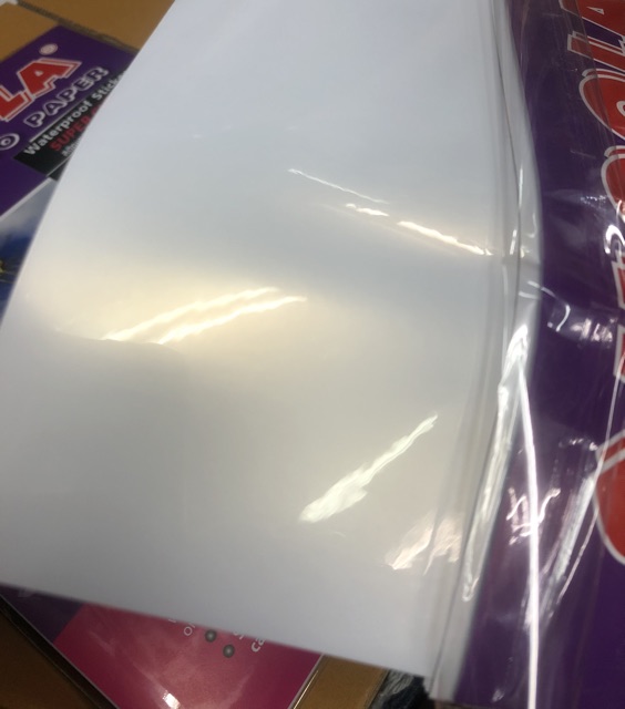 SHOOLA สติ๊กเกอร์ PP แช่น้ำ แช่ตู้เย็นได้ เนื้อพลาสติก มันเงา และ ใส ...