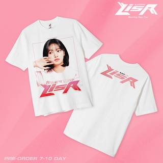 เสื้อยืด Lisa​​ Bootleg​ White T-shirtS-5XL