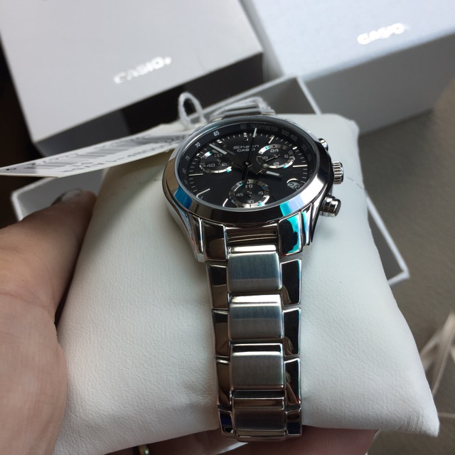 นาฬิกาข้อมือ-casio-sheen-chronograph-รุ่น-she-5000bp-1av-นาฬิกาข้อมือผู้หญิง