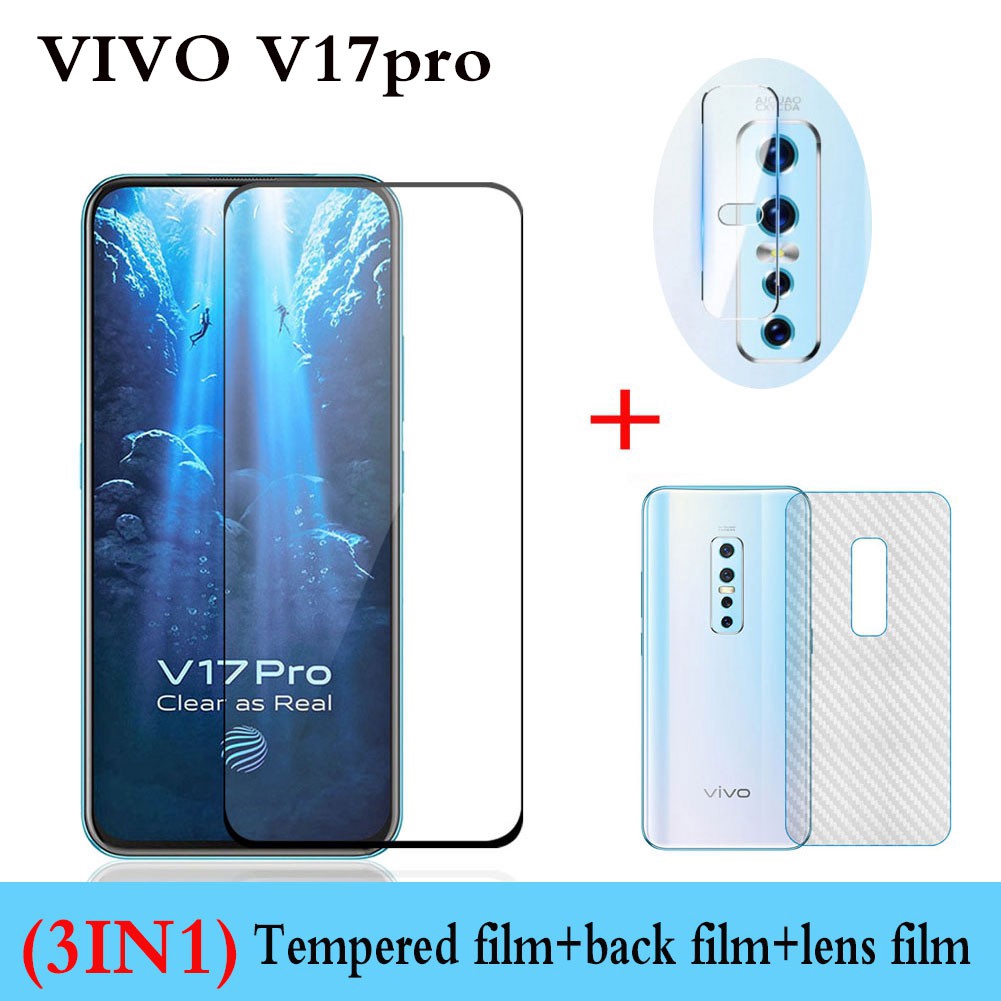 3in1-vivo-y12s-v17-v17pro-v19-v15pro-y11-y12-y17-y15full-screen-tempered-glass-film-carbon-fiber-back-film-camera-lens-film