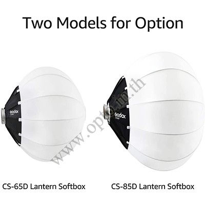 ภาพสินค้าCS-65D Godox Collapsible Lantern Softbox Diffuser Ball Bowens Mount 65cm โคมลูกบอลผ้ากลม CS65D จากร้าน optoshop บน Shopee ภาพที่ 2