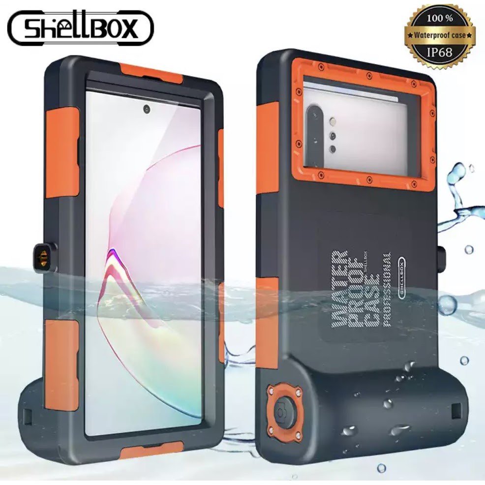 พร้อมส่งจากไทย เคสกันน้ำ SHELLBOX Waterproof Diving Case 49ft ...
