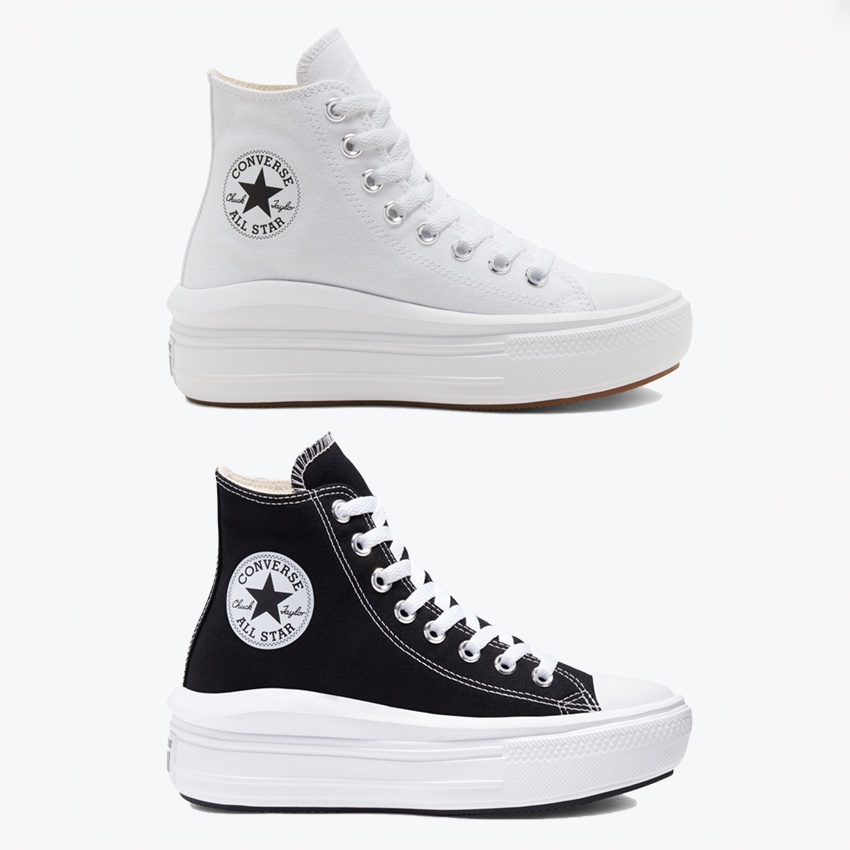 รูปภาพของConverse รองเท้าผ้าใบผู้หญิง Chuck Taylor All Star Move High Top (2สี)ลองเช็คราคา