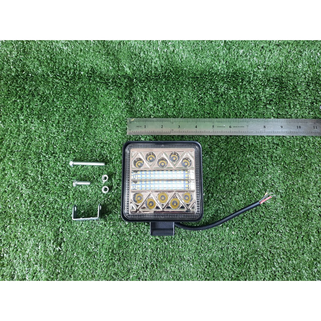 ไฟสปอร์ตไลท์-led-102-วัตต์-2-สเตป-กระพริบได้-แบบเหลี่ยม-4x4-บอดี้-อลูมิเนียม