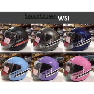 หมวกกันน็อคเต็มใบ SPACECROWN#WSI คละสี