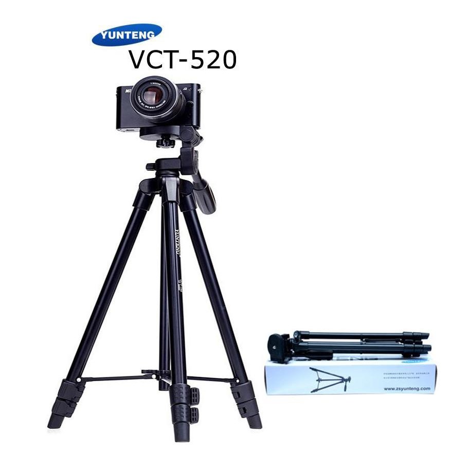 cherry-yunteng-vct-520-tripod-ขาตั้งกล้องใช้สำหรับโทรศัพท์มือถือ-กล้องถ่ายรูป-ของแท้