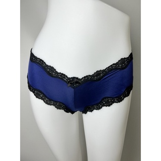 Victoria’s Secret - Size M - Cheeky ผ้าลื่น - แบรนด์แท้ เกรดบี งานคัดแล้ว (BB46)