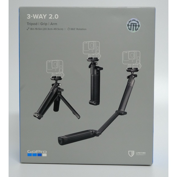 ภาพหน้าปกสินค้าGOPRO 3-Way 1.0 / 2.0 แท้ ของใหม่ Grip+Arm+Tripod (ด้ามจับ 3 ทาง) 3way GoPro แท้ 100% จากร้าน opcamera บน Shopee