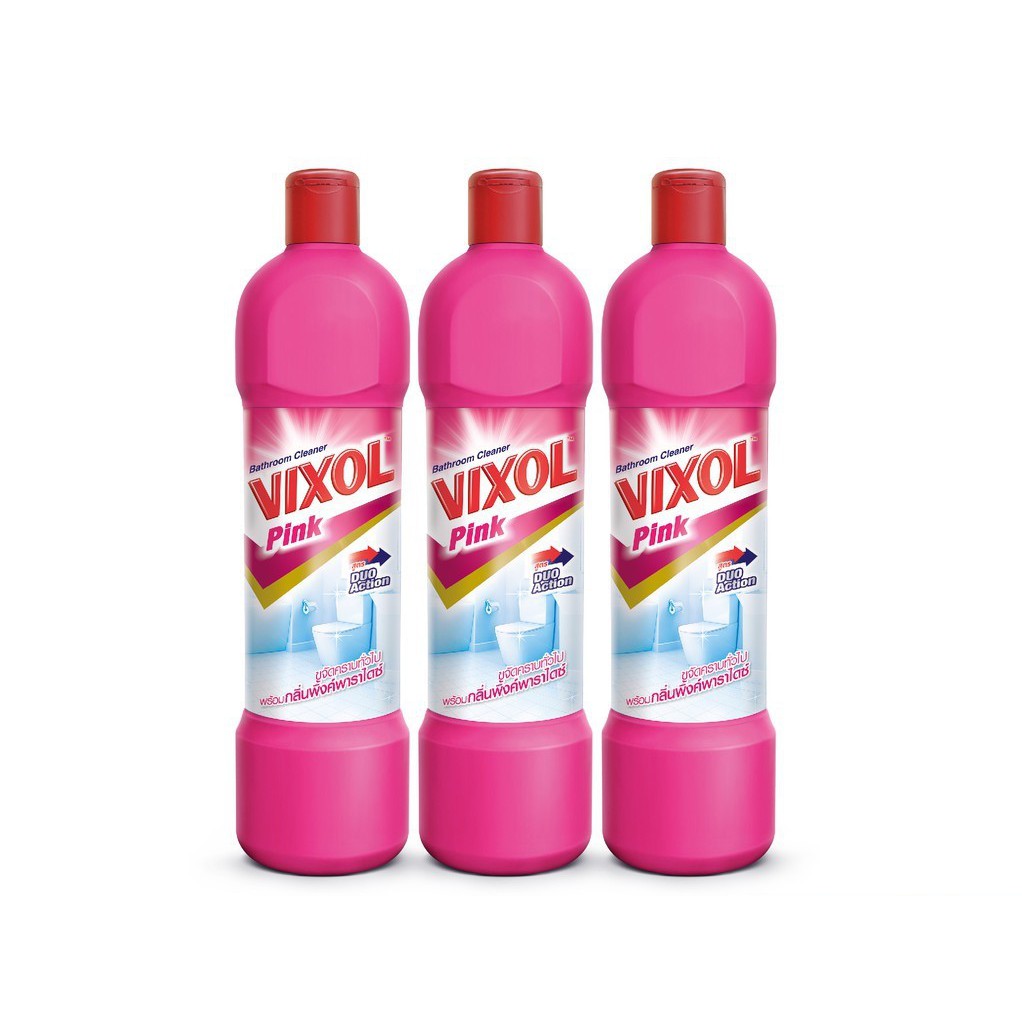 แพ็ค-3-vixol-pink-duo-action-bathroom-cleaner-วิกซอล-พิ้งค์-ผลิตภัณฑ์ล้างห้องน้ำ-สูตรดูโอ้-แอคชั่น-450-มล