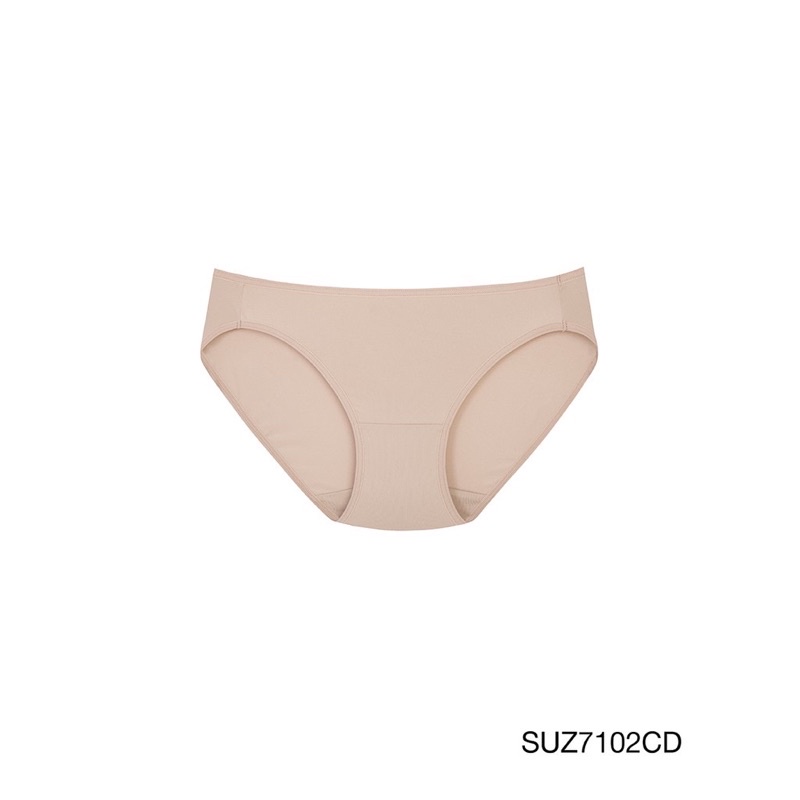 sabina-กางเกงชั้นใน-ทรง-bikini-รุ่น-panty-zone-รหัส-suz7102-สีเนื้อเข้ม-และสีดำ-collagen