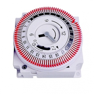 ◀READY▶1*Mechanical 24-Hours Timer Switch Industrial Timing Device Panel Switch Protect# Good Quality
