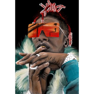 โปสเตอร์ Lil Yachty ลิล ยาช์ตี้ Poster วอลเปเปอร์ ตกแต่งผนัง Hip hop Hiphop rapper แร็ปเปอร์ ของขวัญ โปสเตอร์ฮิปฮอป