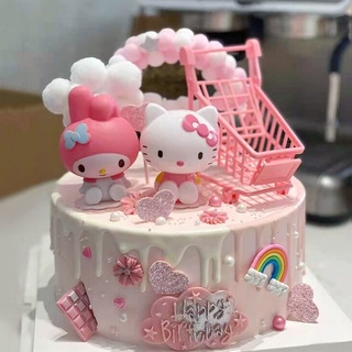 ของเล่นอาบน้ําเด็ก ธีม Hello Kitty เค้กวันเกิด หมวกตกแต่งงานแต่งงาน ยอดนิยม การ์ตูนสายรุ้ง ความรัก ดาว เด็กทารก อาบน้ํา ของเล่นเด็ก