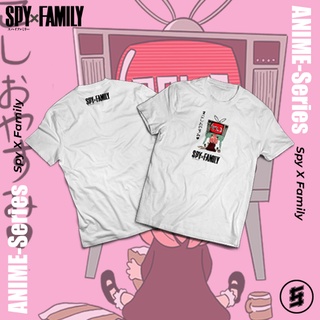 T-shirt  เสื้อยืด พิมพ์ลาย Spy X Family Anya Watching TV สําหรับครอบครัวS-5XL