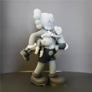 ฟิกเกอร์ kaws 3 ชิ้น/ชุด Clean Slate Style Hugging 2pcs The Baby Doll Action Figure Collection Toy