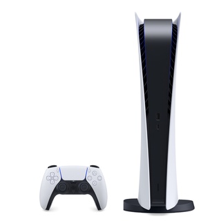 PlayStation 5 : Sony PlayStation 5 Digital (PS5) เครื่องศูนย์ไทยประกันเหลือ 10 เดือน- เครื่องเกมคอนโซล PlayStation 5