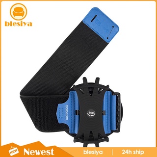 [🆕Blesiya] Sports Arm Band Mobile Phone Holder Bag Running Gym Armband Case Cover Blue